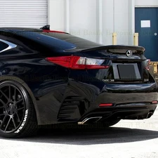 GLOSS BLACK TRUNK SPOILER For 2015-2021 2022 2024 2025 Lexus RC200T RC300 RC350
