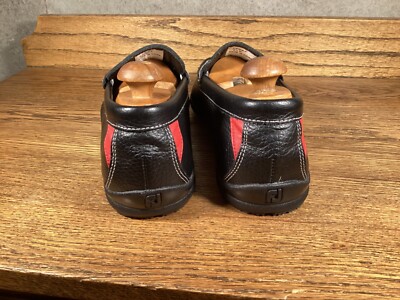 MENS FOOTJOY GOLF DRESS LOAFERS SHOES BLACK LEATHER SZ. 9.5  display picture 3