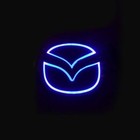 5D Blue LED Car Tail Logo Badge Emblem Light Lamp For Mazda8 CX7 Mazda3 Mazda2