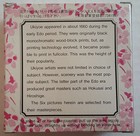 Japanese Plastic Coaster Set Ukiyoe Edo Era 6 Hangable Displayable — photo 4