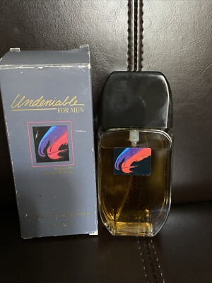Avon Undeniable For Men Natural Cologne  3 fl Oz By Billy Dee Williams Retired 