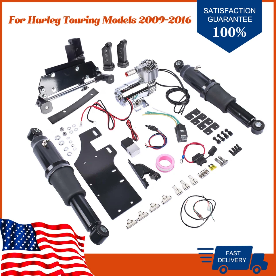 Air Ride Kit Center Stand for Harley-Davidson CVO Street Glide Road King Models - Image 3 of 4