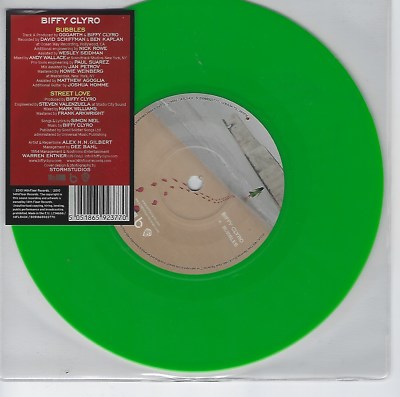 BIFFY CLYRO ''Bubbles'' 7'' green Vinyl Single