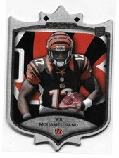 2012 Topps Strata Mohamed Sanu Die-Cut Rookie Card . rookie card picture