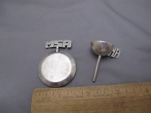 Fine LEONORE DOSKOW Handmade Sterling PERFUME FLASK & FUNNEL-Initials MSA