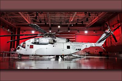 Poster, Many Sizes; Marine Sikorsky Ch-53K Ch-53 King Stallion Helicopter Roll O