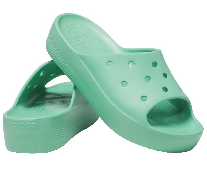 SCHOLL ● Cork Croc Sandals - Green Crocs Women's Wedge Sandals Cork Upper for sale | eBay