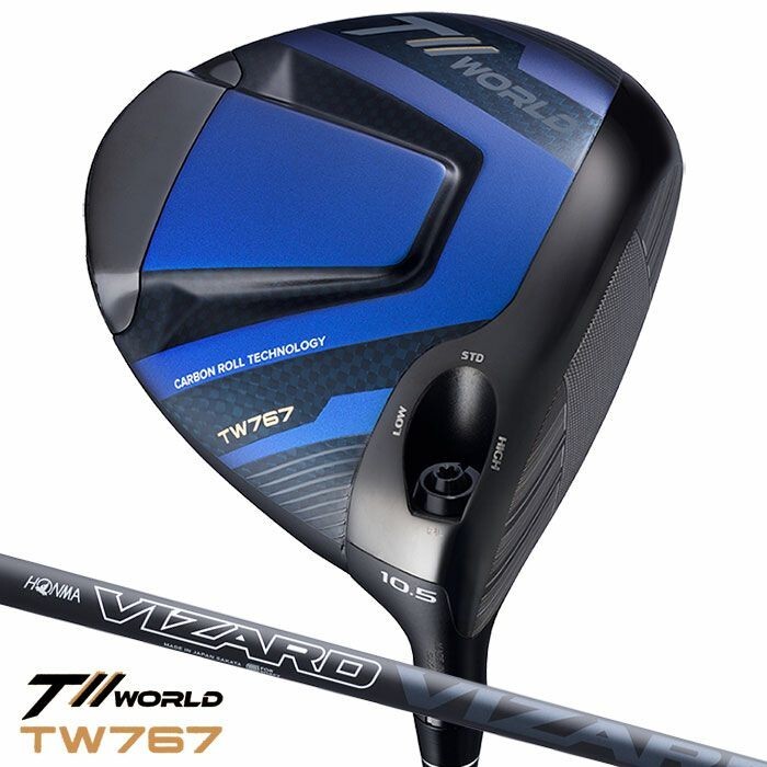 HONMA GOLF T/WORLD TW767 Driver VIZARD EZ-C Carbon Shaft 2024