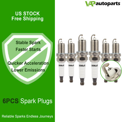 6x Iridium & Platinum Spark Plugs For Chrysler Sebring Dodge Avenger Plymouth
