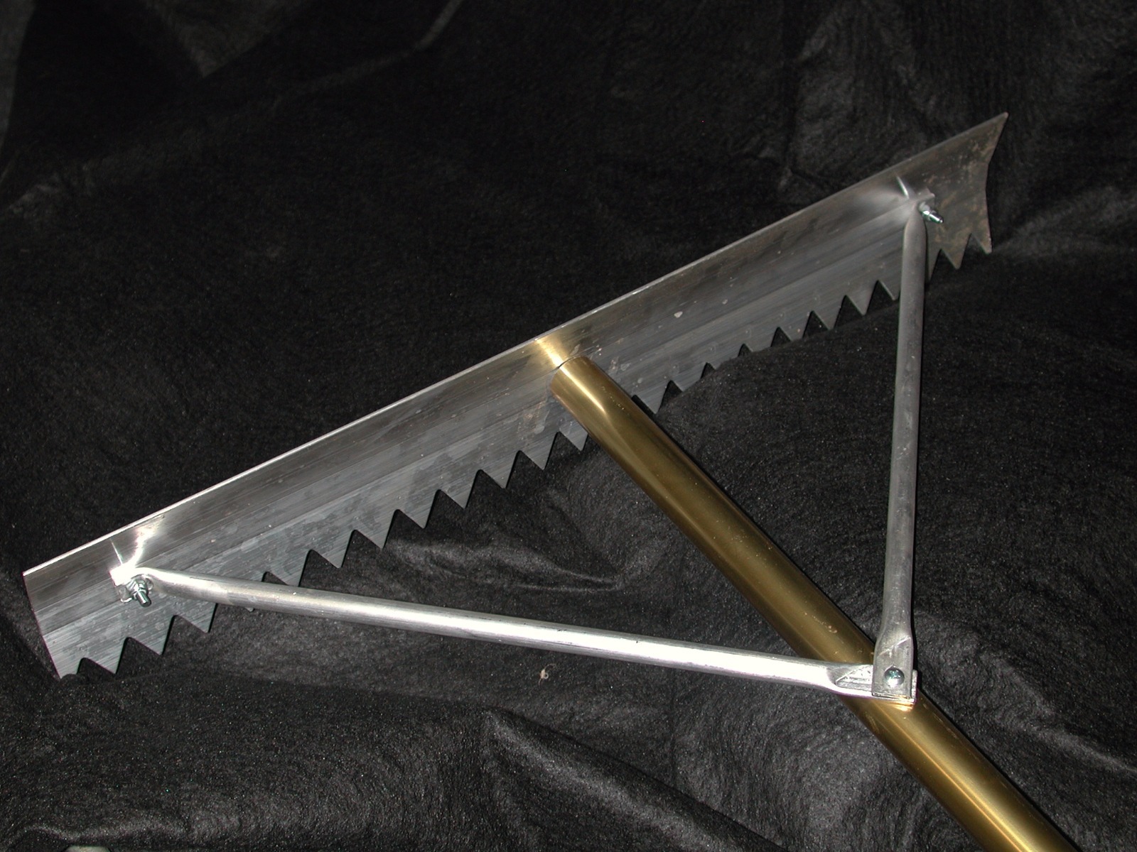 Tennis or Bocce Court Scarifier/Lute Asphalt Lightweight 30" Rake