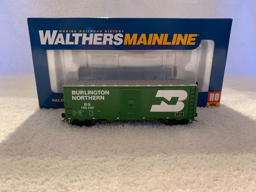 Coche de carga Walthers Mainline #910-1154 escala HO Burlington Northern 40' AAR #186240 | Zustand: Used