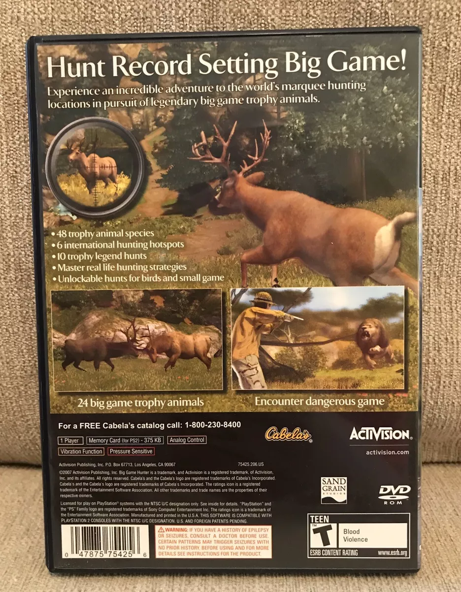 Cabela's Big Game Hunter - PlayStation 2