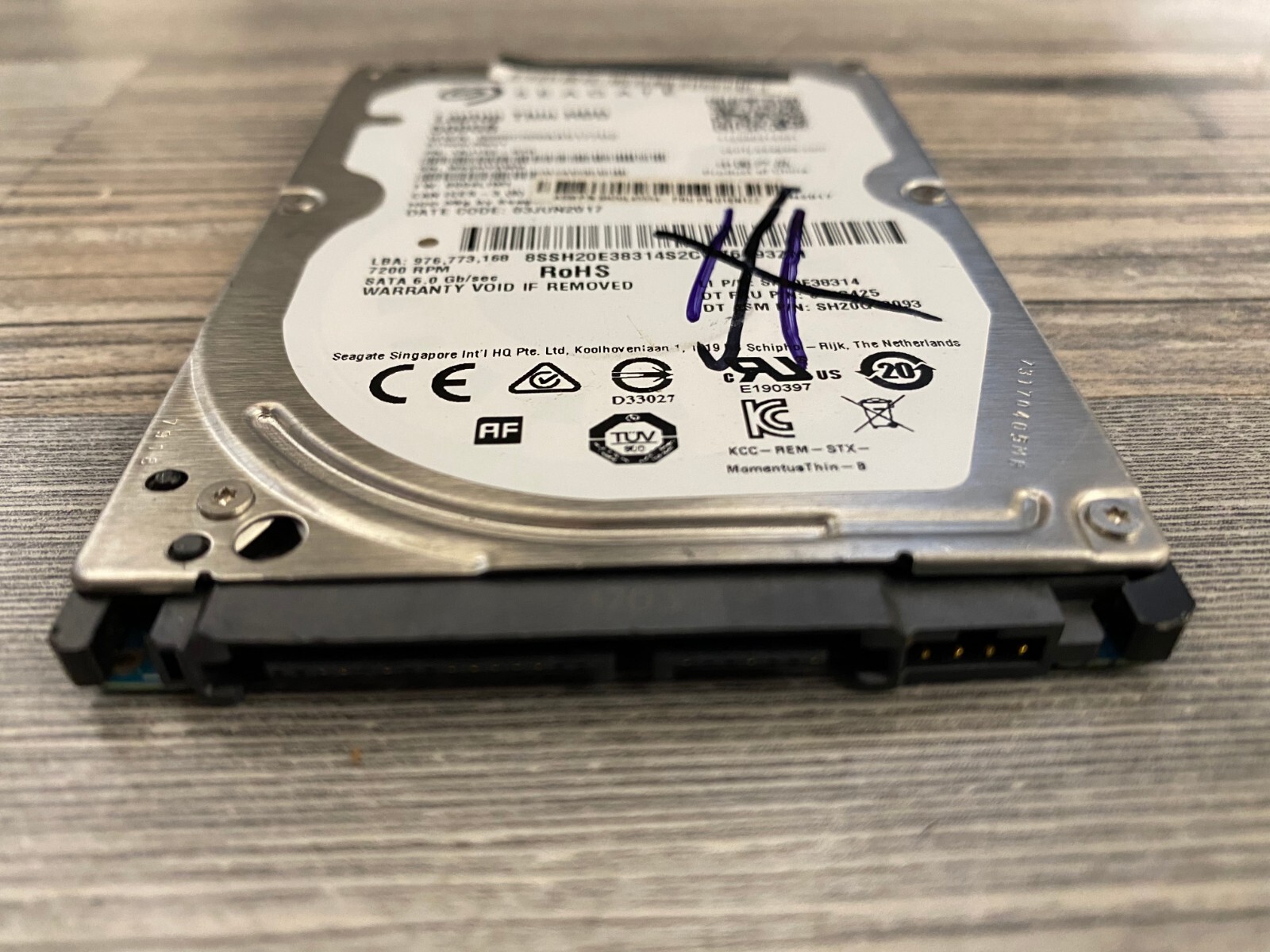 Seagate 500GB Laptop Hard Drive 2.5 SATA 7200RPM ST500LM021 eBay