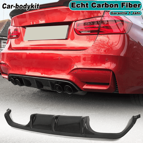 Difusor de carbono difusor trasero parachoques alerón para BMW M3 F80 M4 F82 F83 14-19 - Imagen 1 de 9