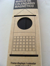 NEW Magnetic Calendar Frame Black Date Works Fits Most Wall Calenders