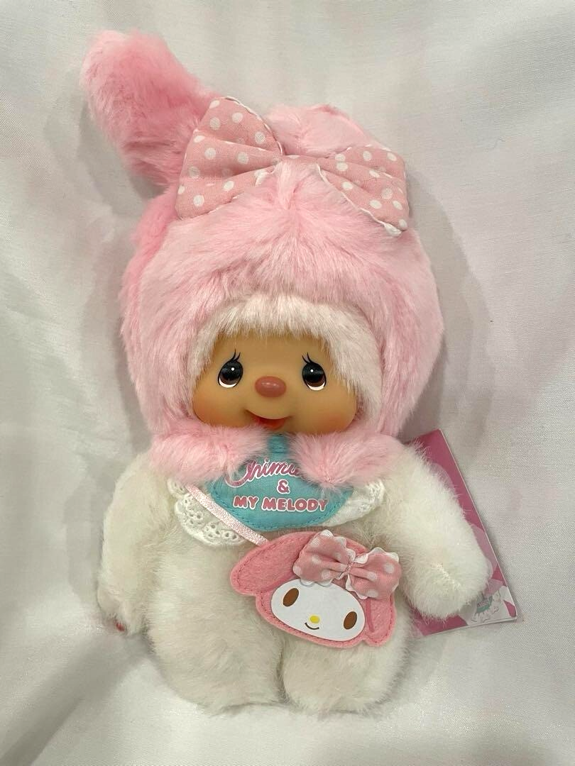 Monchhichi x My Melody Chimutan Collaboration Plush 22cm Sanrio