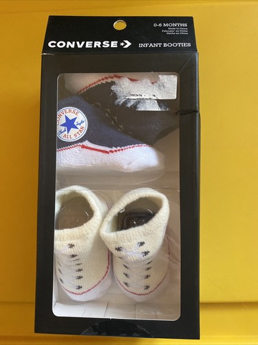 Converse - Kids - 2-Pack Navy Sneaker Booties 0-6 Months