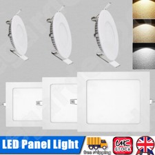 Ultra Slim Recessed LED Flat Panel Ceiling Spot Lights Downlights Spotlights