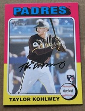 2024 Topps Heritage #154 Taylor Kohlwey San Diego Padres RC