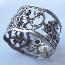 Serviettenring ALBO Silber um 1950 AL704