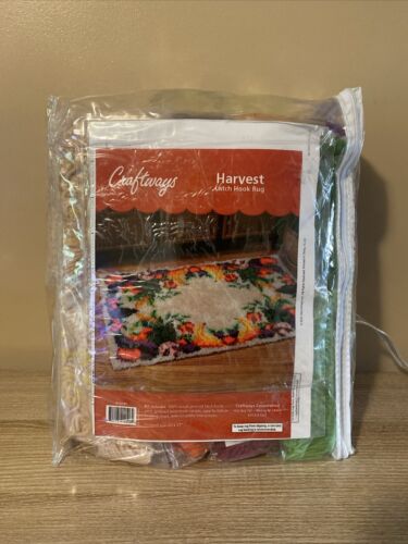 Craftways Latch Hook Rug Kit 2012 Harvest