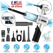 Car Vacuum Cleaner Handheld Vacuum Cleaner Air Duster Blower for Car Auto Office