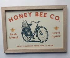 Target Bullseye Playground Honey Bee Co Bike Wooden Sign 2023