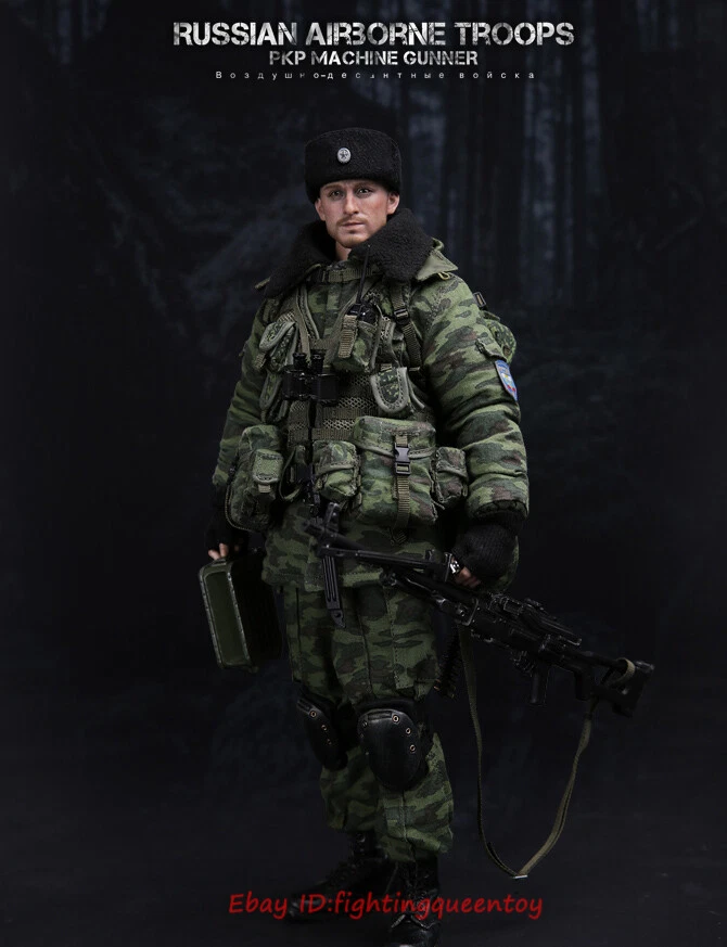 Figura de ametrallador DAMTOYS 78025 1/6 tropas aerotransportadas rusas VDV PKP EN STOCK Foto 2 de 4