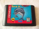 VINTAGE Sega Genesis ECCO JR. Authentic/Original 1995 VIDEO Game CARTRIDGE ONLY