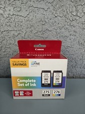Genuine Canon 275 276 Ink Cartridge Combo forTS3522 TR4722 Printer-NEW