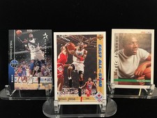 Legends 37-Card 90s NBA Vintage Lot: Shaq Upper Deck RC, MJ, Magic, Bird, Pippen