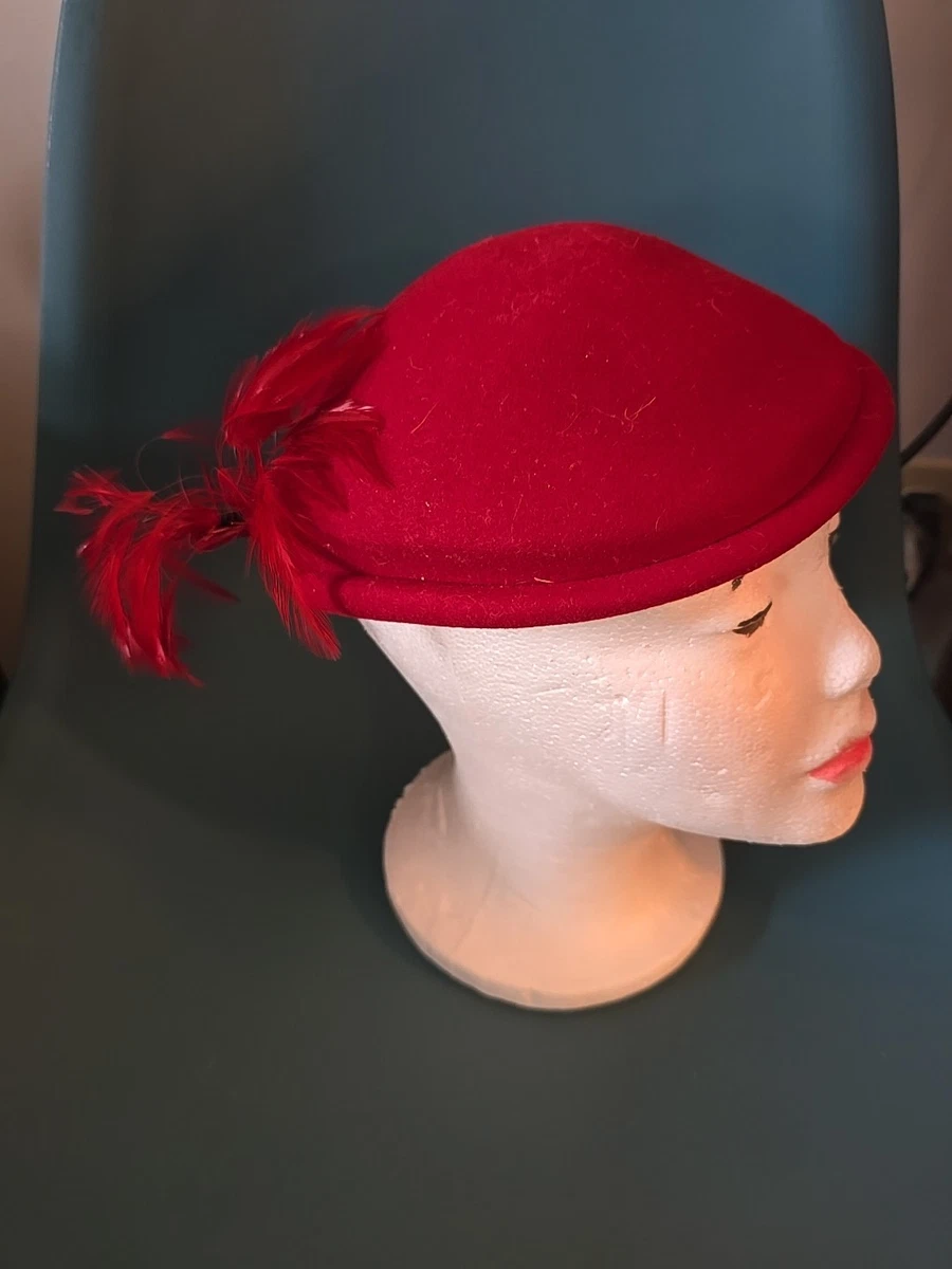 Feather Tailored Vintage Hats for Women for sale | eBay