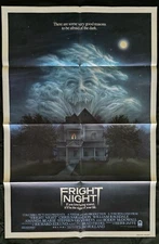 1985 “Fright Night” 27" x 41" folded one sheet.   Horror