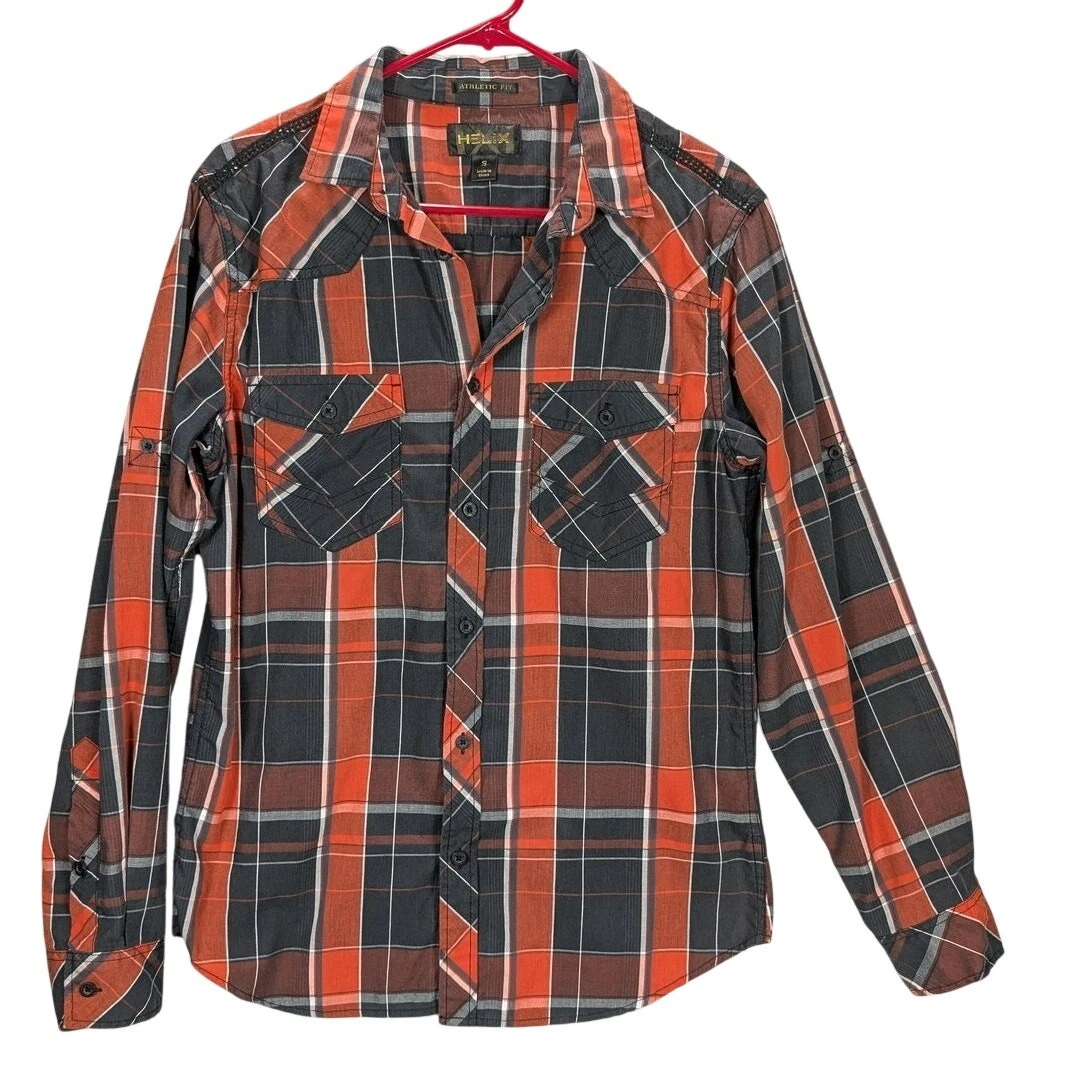 25+ Helix Polyester Casual Button-Down Shirts for Men for sale