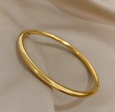 18K Gold Stainless Steel Luxury Bangle