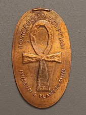 RARE Rosicrucian Egyptian Museum & Planetarium Ankh Elongated Pressed Penny