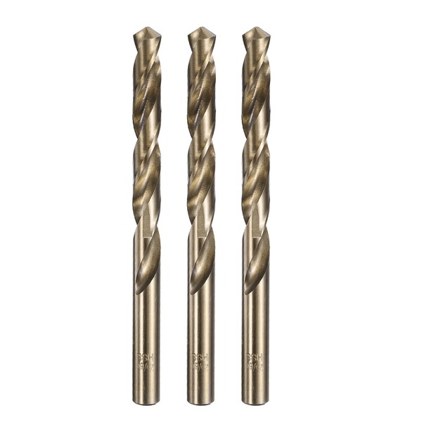 "3Er-Satz 25/64\" Spiralbohrer, M35 Kobalt-Bohrer FüR Metall"-image
