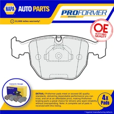 Brake Pads Set fits BMW X5 E53 3.0D Front 01 to 06 Proformer 34111163307