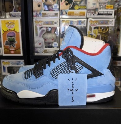 New Nike Air Jordan Retro 4 Travis Scott Cactus Jack 2018 Size 8.5 Authentic DS