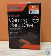 Seagate FireCuda Gaming Hard Drive 2TB External Hard Drive HDD RGB Brand New!