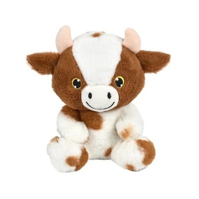 8'' Adorable Sitting Baby Bull Animal Plush Stuff Toy