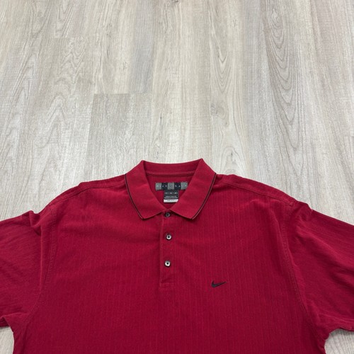 Vintage Nike Golf Polo Shirt Men's Extra Large XL Red Collared Golfing Preppy - 第 2/8 張圖片