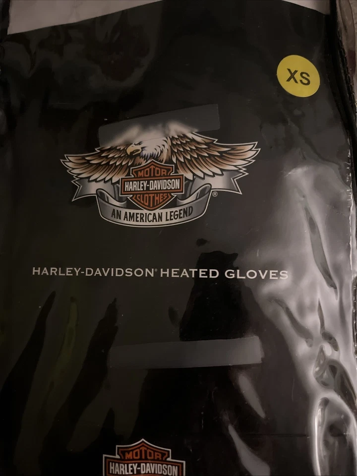 Guantes térmicos Harley-davison talla X cuero negro Foto 2 de 4