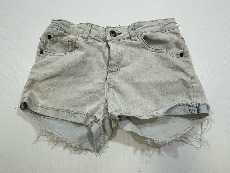 Lucky Brand Girls Light Denim Cotton Blend Riley Jean Shorts 14