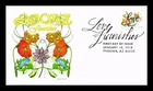 US COVER LOVE FLOURISHES FIRST DAY ISSUE PANDA CACHET
