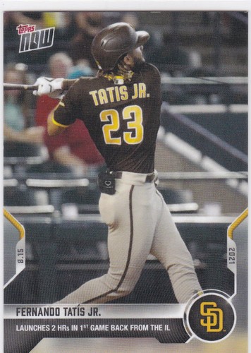 2021 Topps Now 664 Fernando Tatis Jr.
