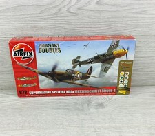 Image of Airfix Supermarine Spitfire Mk.Ia & Messerschmitt Bf109E-4 1:72 Scale Model Kit
