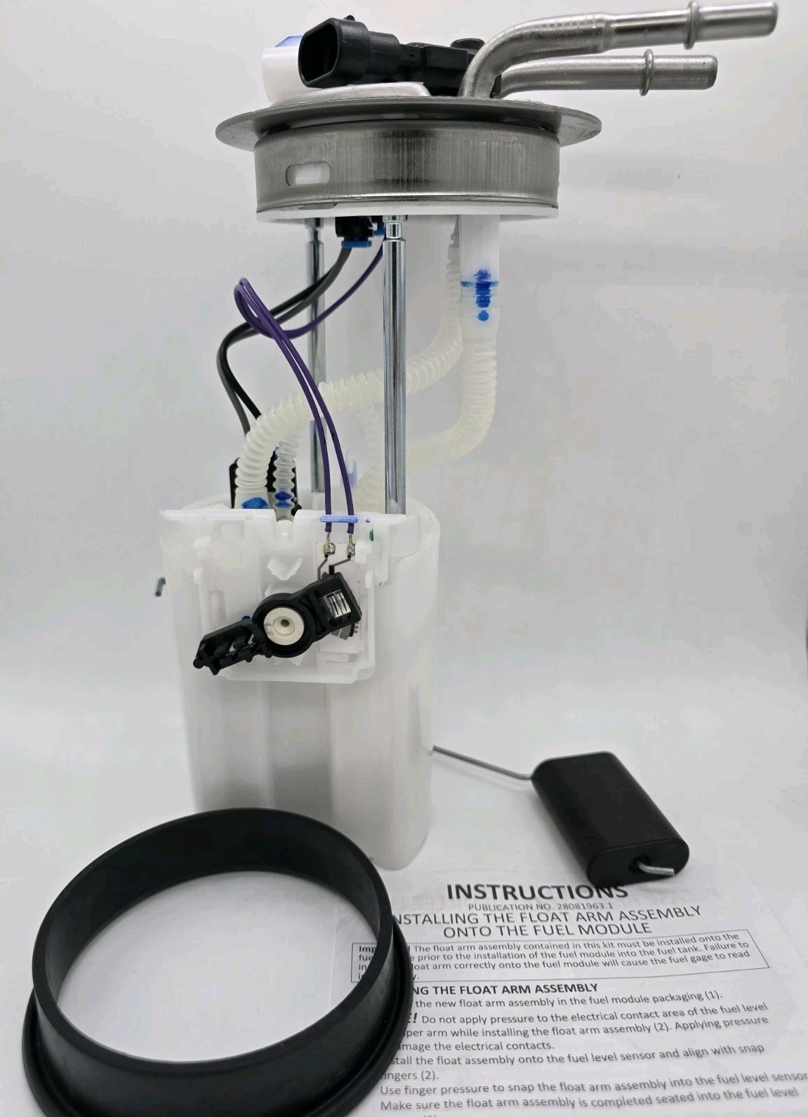 GM Genuine Parts MU1738 (19369909) Fuel Pump and Level Sensor Module with Seal