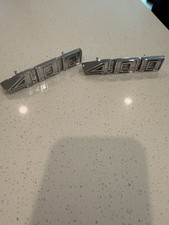 1971 - 1975 Chrome. Plated 400 Emblem Set 1971 - 1975 Chrome. Plated 400 Emblem Set