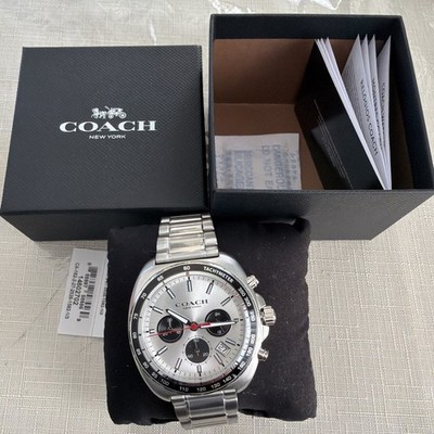 COACH 14602702 Charter Men's 44.5mm Quartz Chronograph Watch